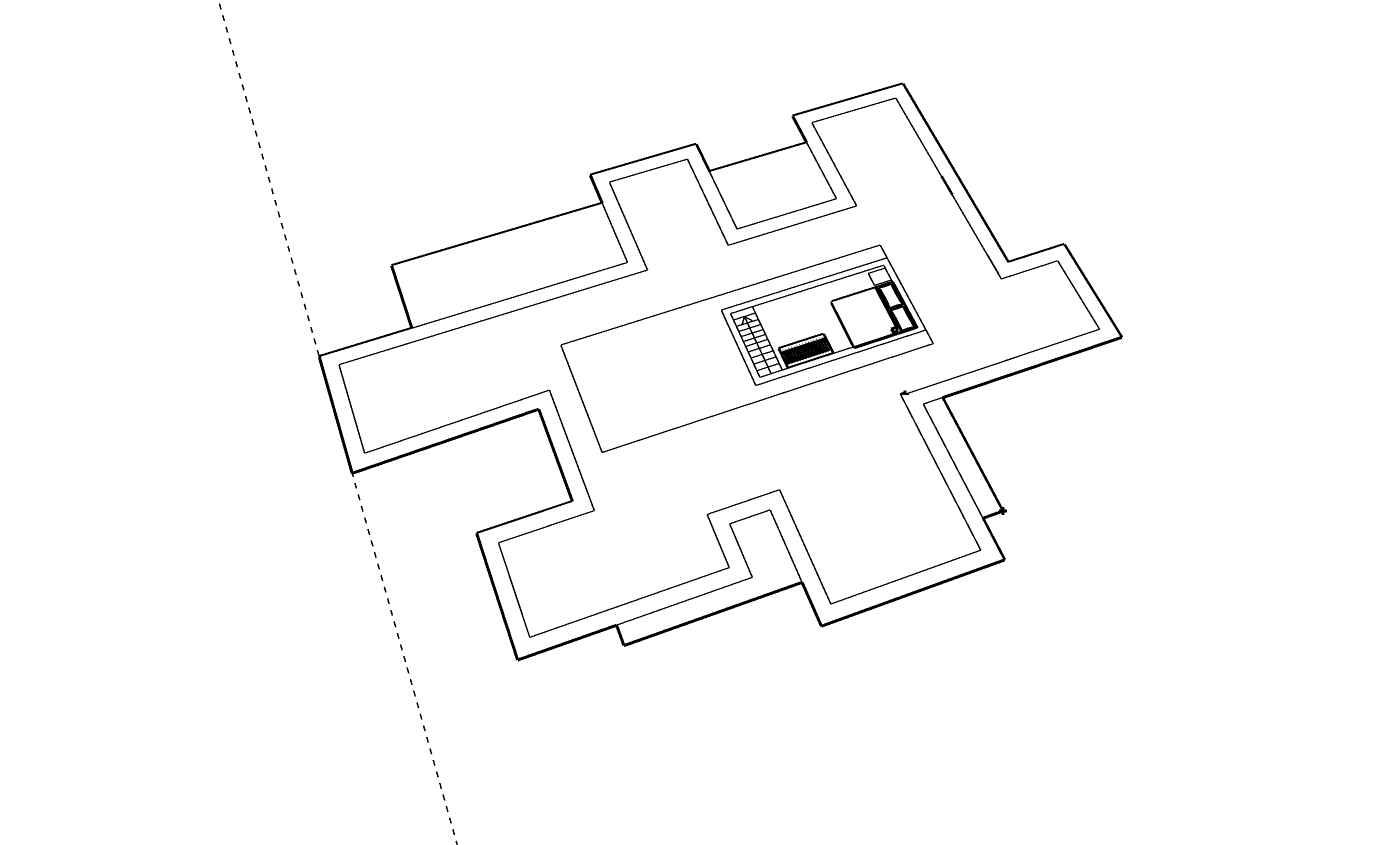 PLan first level 2 villa 2